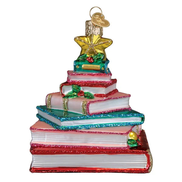 Old World Christmas Book Club Tree Ornament