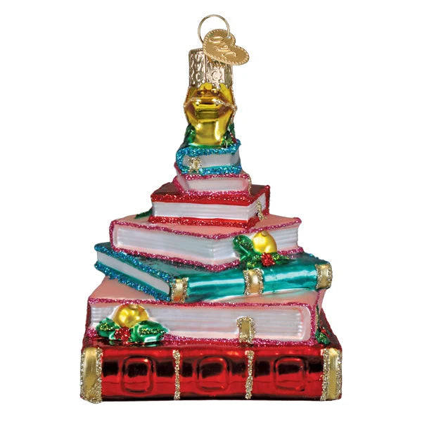 Old World Christmas Book Club Tree Ornament