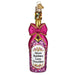 Old World Christmas Bottle With Bow Ornament