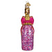 Old World Christmas Bottle With Bow Ornament