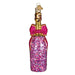 Old World Christmas Bottle With Bow Ornament