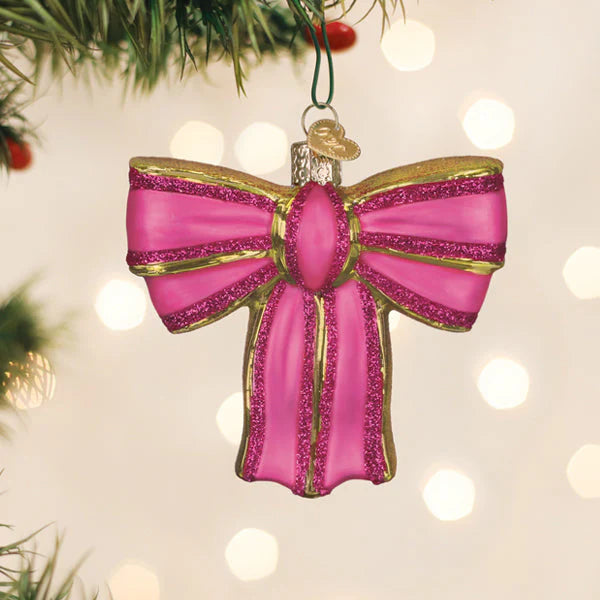 Old World Christmas Vibrant Bow Ornament