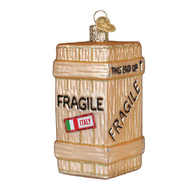 Old World Christmas Fragile Crate Ornament