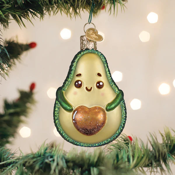 OWC Happy Avocado Ornament