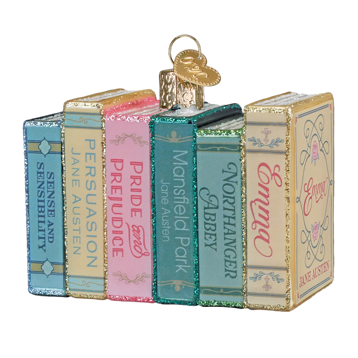 OWC Jane Austen Books Ornament