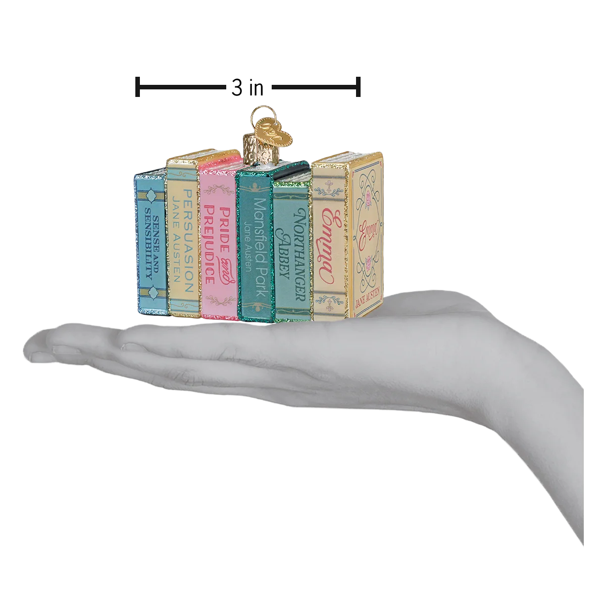 OWC Jane Austen Books Ornament