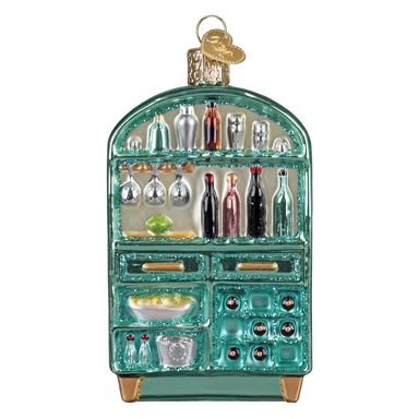 Old World Christmas Cabinet Of Cheers Ornament