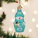 Old World Christmas Blue Snow Baby Cupcake Ornament (Baby Boy)