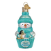 Old World Christmas Blue Snow Baby Cupcake Ornament (Baby Boy)