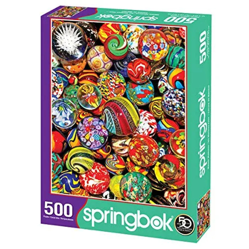 SPRGBK Marble Madness 500 Piece Puzzle