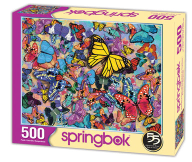 SPRGBK Butterfly Frenzy 500 Piece Puzzle