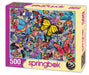 SPRGBK Butterfly Frenzy 500 Piece Puzzle