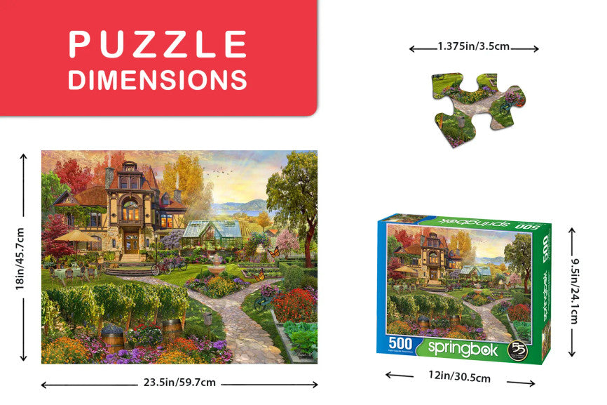 Vineyard Retreat 500 Piece Puzzle