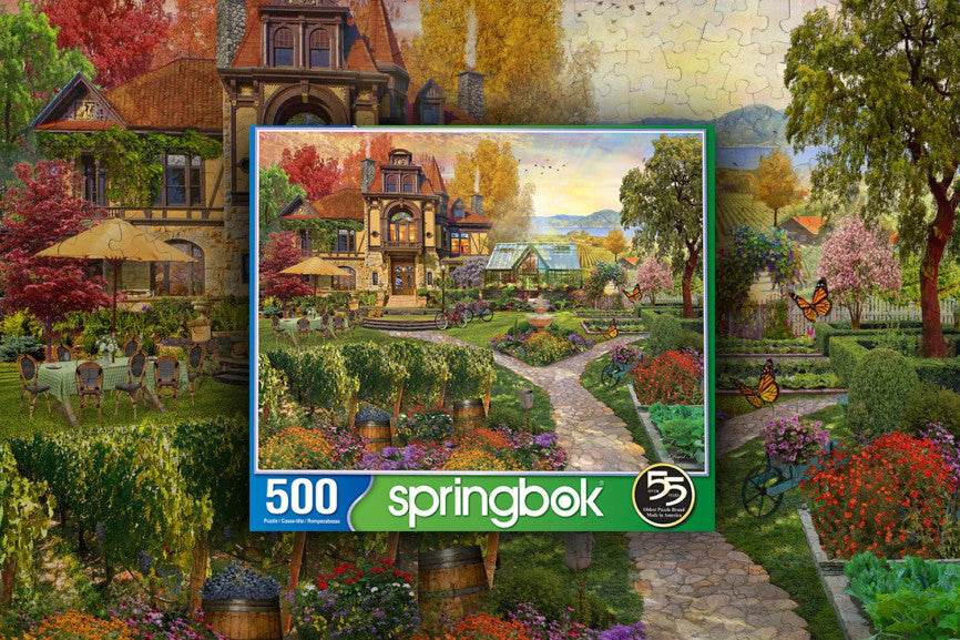 Vineyard Retreat 500 Piece Puzzle