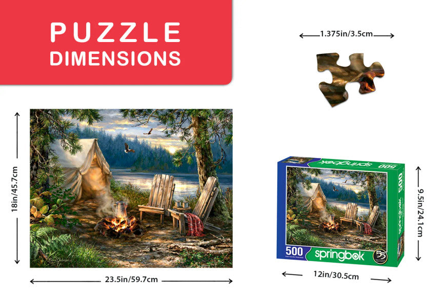 SPRGBK Evening at the Lake 500 piece puzzle