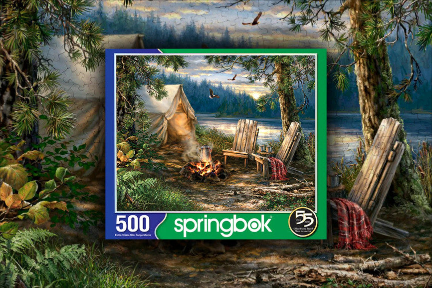 SPRGBK Evening at the Lake 500 piece puzzle