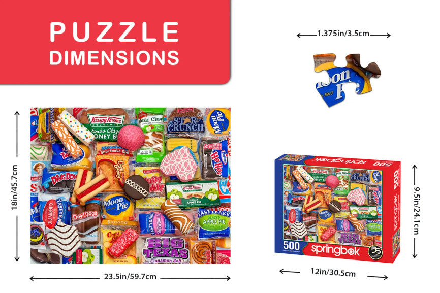 SPRGBK Snack Treats 500 Piece Puzzle