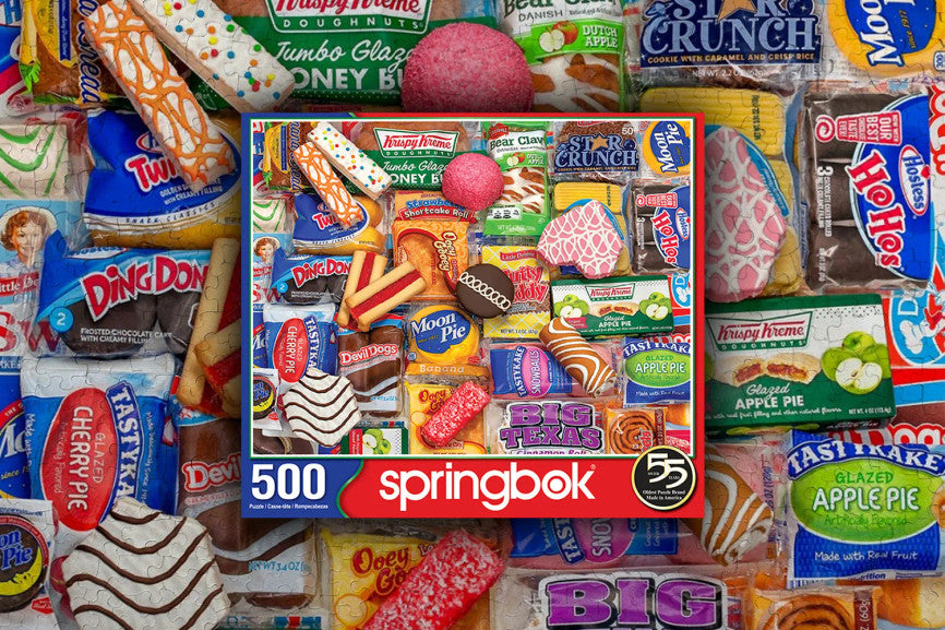 SPRGBK Snack Treats 500 Piece Puzzle