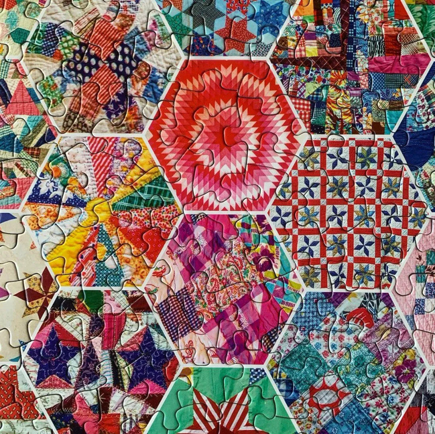 SPRGBK Crazy Quilts 500 Piece Puzzle