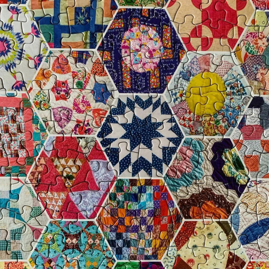 SPRGBK Crazy Quilts 500 Piece Puzzle