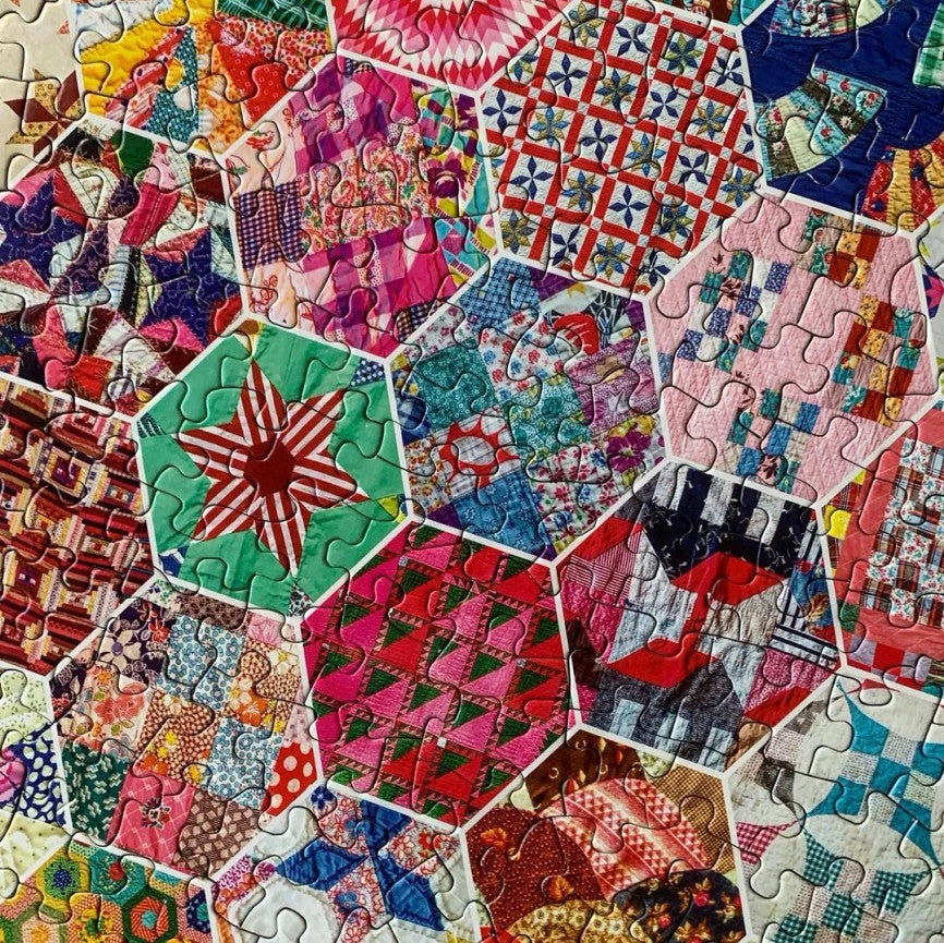 SPRGBK Crazy Quilts 500 Piece Puzzle