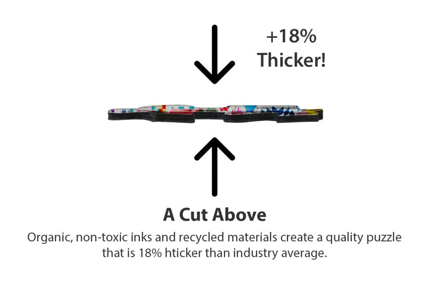 SPRGBK Crazy Quilts 500 Piece Puzzle