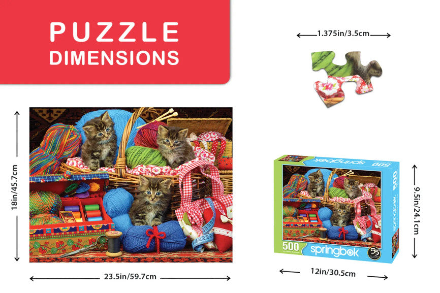 SPRGBK Sew Cute 500 Piece Puzzle