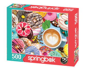 SPRGBK Donuts N' Coffee 500 Piece Puzzle