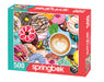 SPRGBK Donuts N' Coffee 500 Piece Puzzle