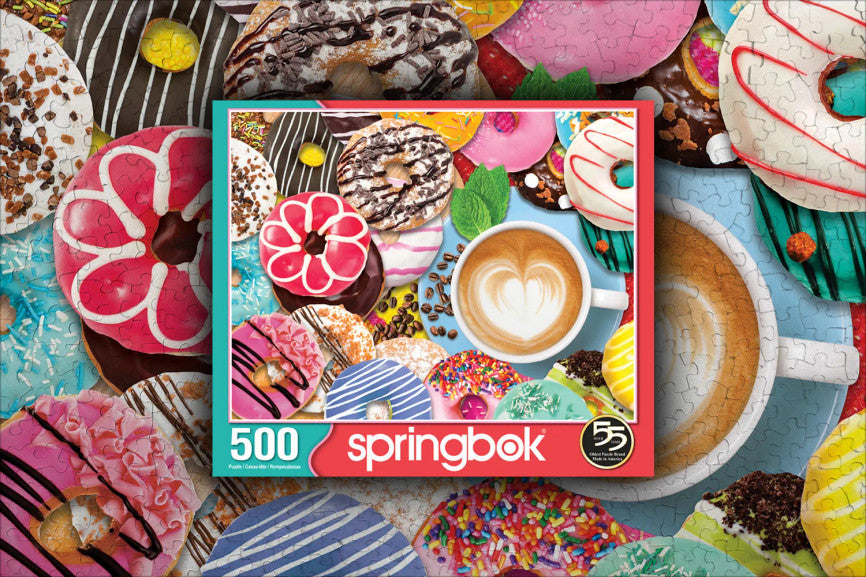 SPRGBK Donuts N' Coffee 500 Piece Puzzle