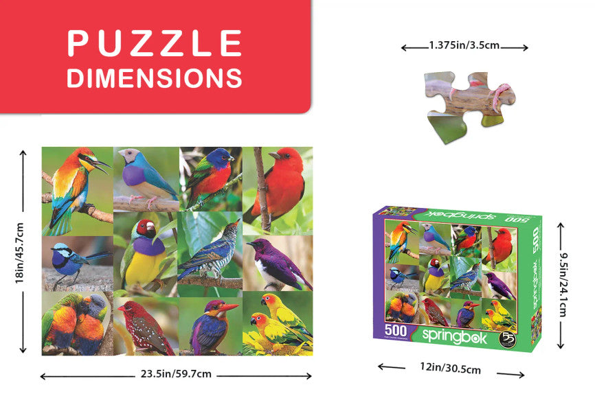 SPRGBK Birds of Paradise 500 Piece Puzzle