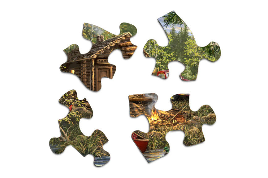 SPRGBK Cozy Cabin Life 500 Piece Puzzle