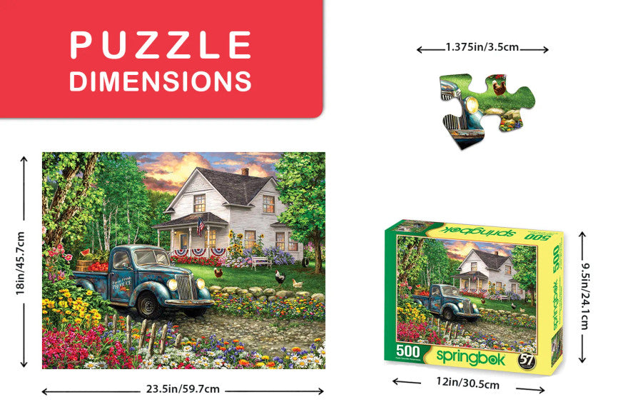 Simpler Times 500 Piece Puzzle