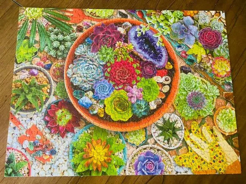 Succulent Garden 500 Piece Puzzle