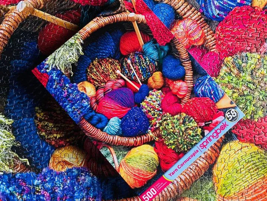 Yarn Cornucopia 500 Piece Puzzle