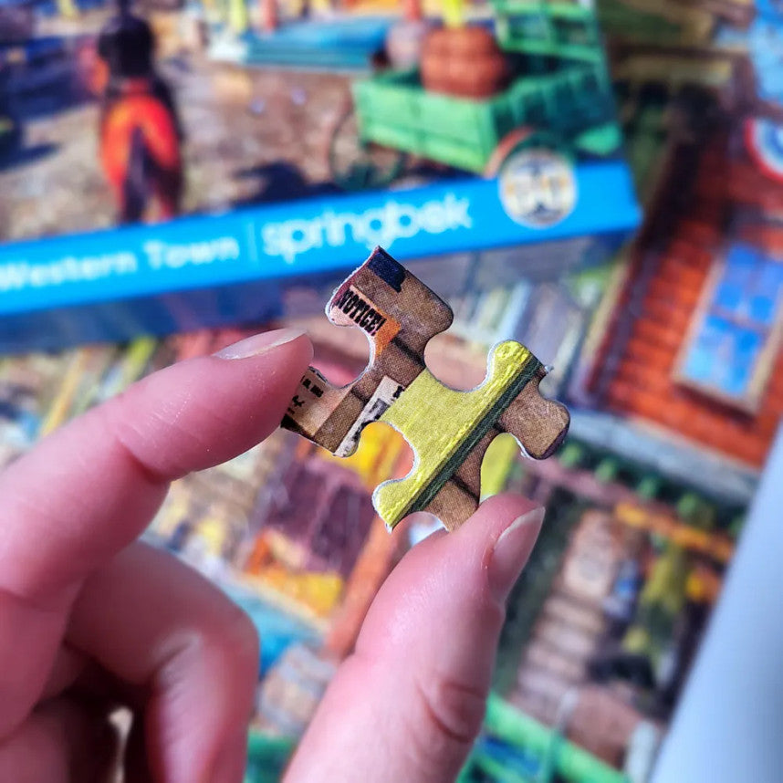 Old Western Town 500 Piece Puzzle