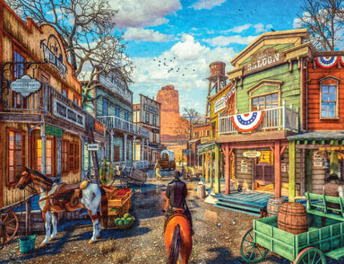 Old Western Town 500 Piece Puzzle