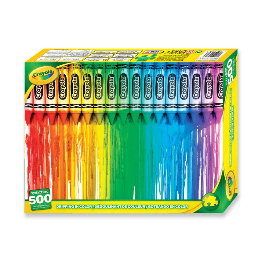 Crayola Dripping In Color 500 Piece Puzzle