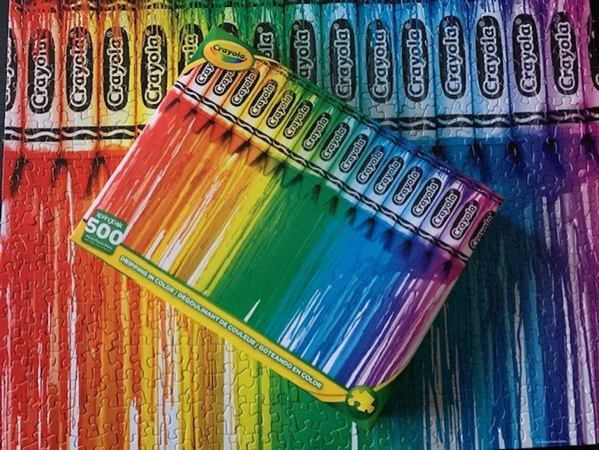 Crayola Dripping In Color 500 Piece Puzzle