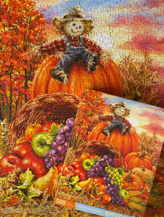 Harvest Cornucopia 500 Piece Puzzle