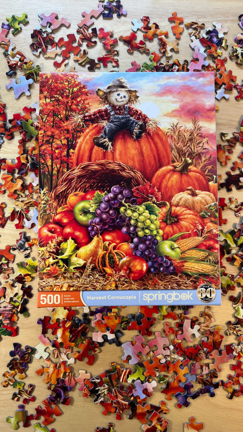 Harvest Cornucopia 500 Piece Puzzle