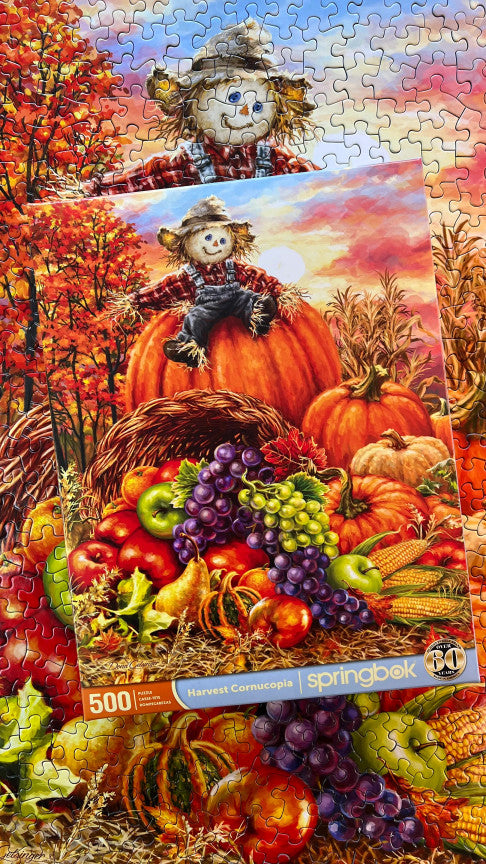 Harvest Cornucopia 500 Piece Puzzle