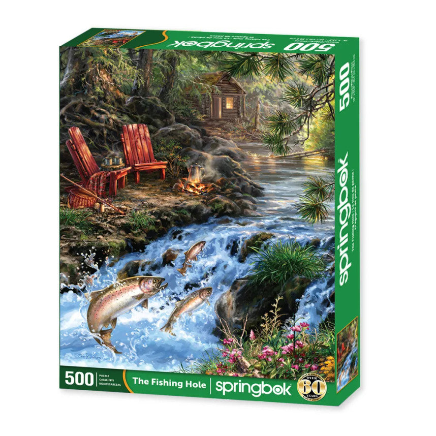 The Fishing Hole 500 Piece Puzzle