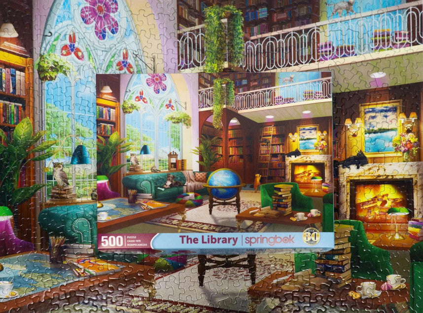 The Library 500 Piece Puzzle