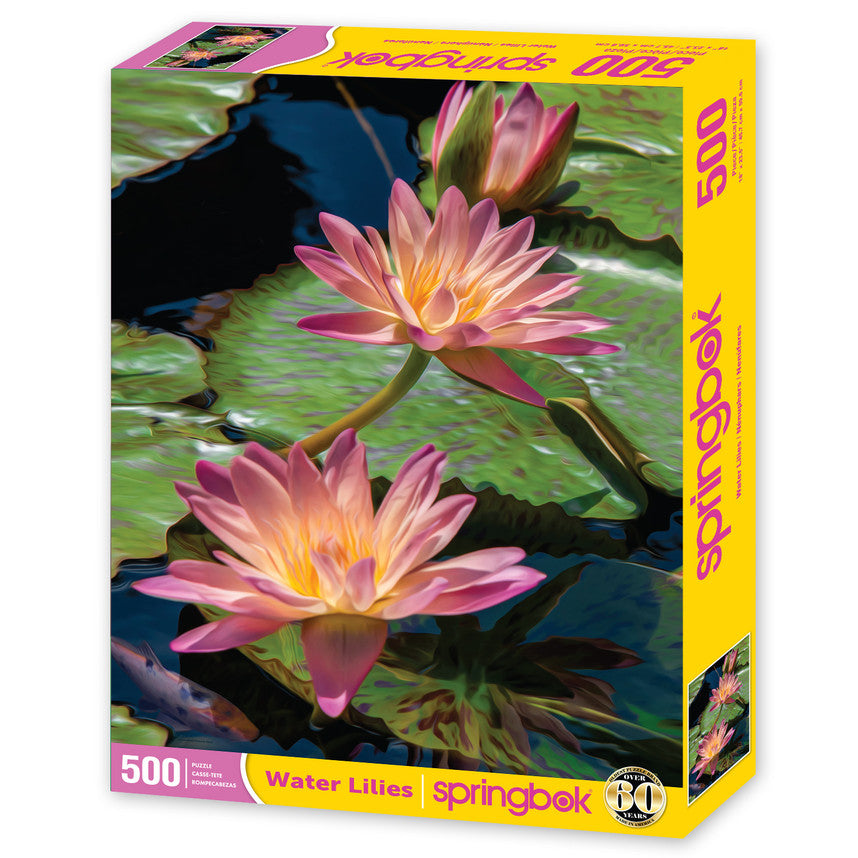 Water Lilies 500 Piece Puzzle
