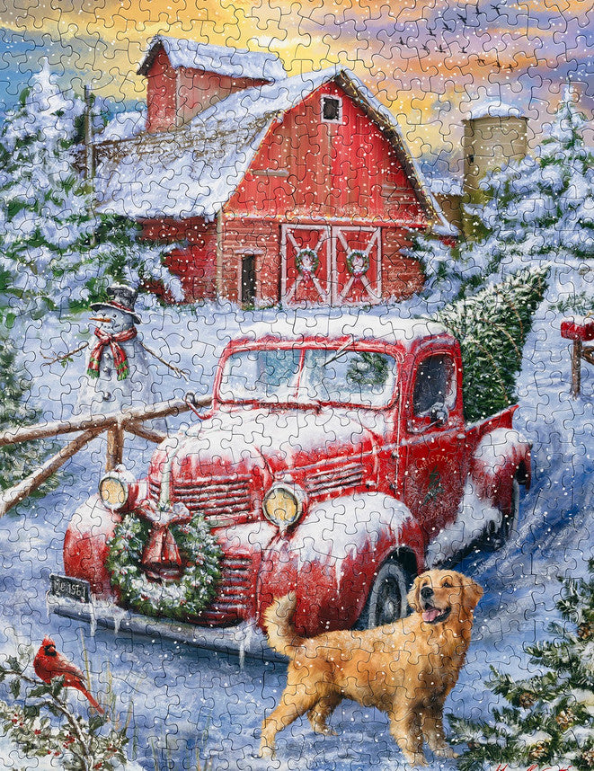 Holidays on The Farm 500 Piece Puzzle