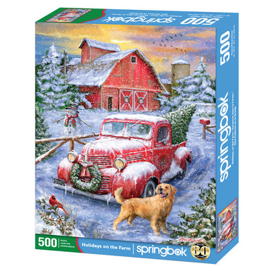Holidays on The Farm 500 Piece Puzzle
