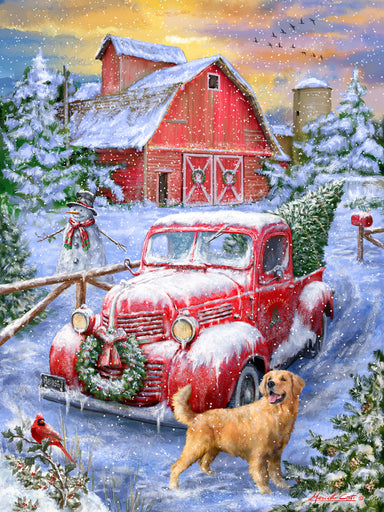 Holidays on The Farm 500 Piece Puzzle