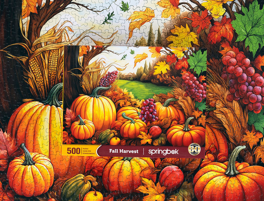 Fall Harvest 500 Piece Puzzle