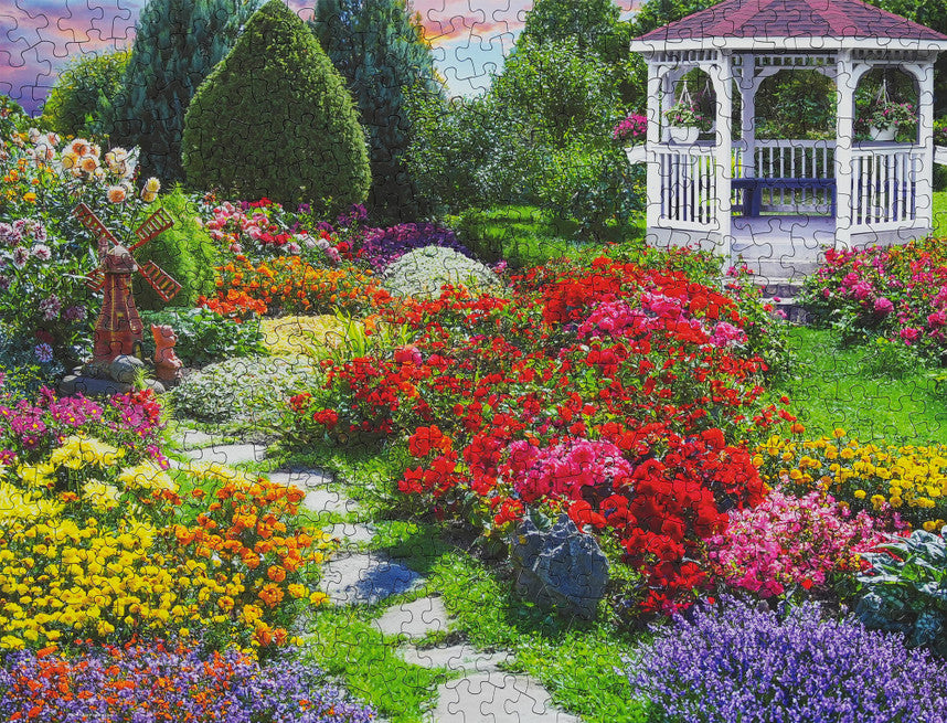 Flower Garden 500 Piece Puzzle